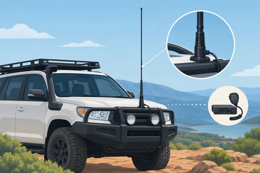 How to Mount a UHF Antenna on Your 4WD Right
