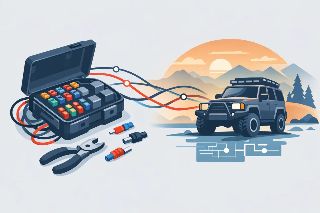 Automotive Fuse Box Wiring Guide for 4WDs