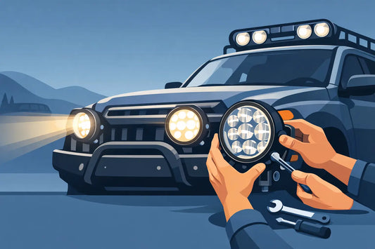 How to Fit Driving Lights Properly