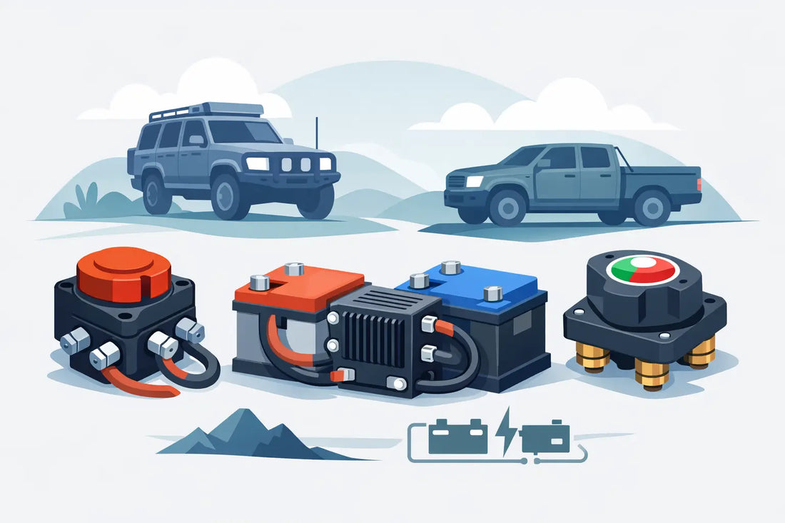 Battery Isolator Types for 4WDs and Utes