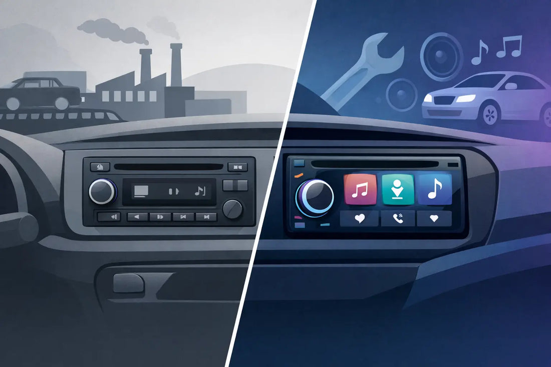 Factory Stereo Versus Aftermarket Receiver
