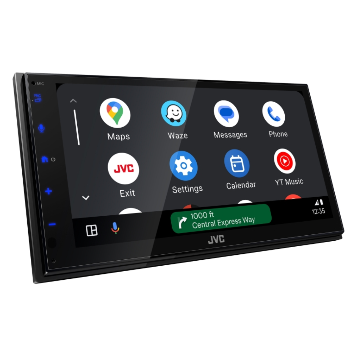 JVC KW-M690BW Digital Media Receiver featuring 6.8" Capacitive Touch Monitor, Apple Carplay/Android Auto media reciever