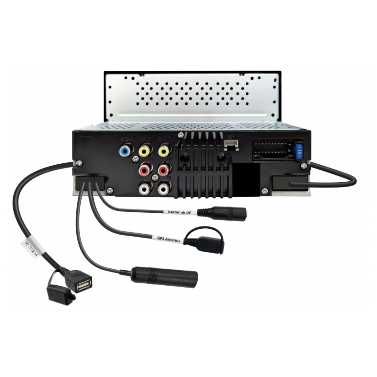 JVC KW-M690BW Digital Media Receiver featuring 6.8" Capacitive Touch Monitor, Apple Carplay/Android Auto media reciever