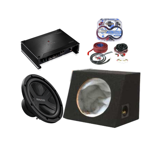 Kenwood amplifier + Subwoofer enclosure package