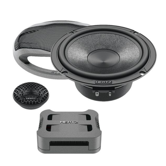 HERTZ AUDIO CENTO 6.5" 2-WAY COMPONENT SYSTEM - PAIR (CK 165)
